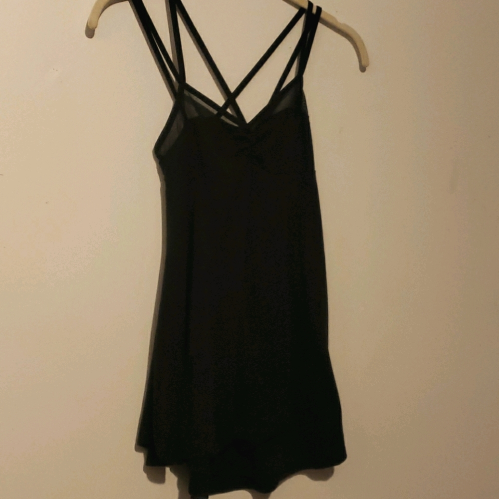 Sparkle & Fade Flowy spaghetti strap shirt size M